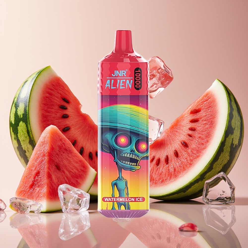 JNR Alien 10000 Puffs Pastèque Glacée 850mAh 20ml Type-C RGB