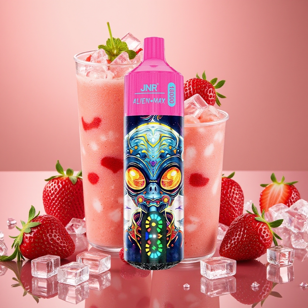 JNR Alien Max 18000 Puffs Fraise Glacée - 28ml, 850mAh, Type-C
