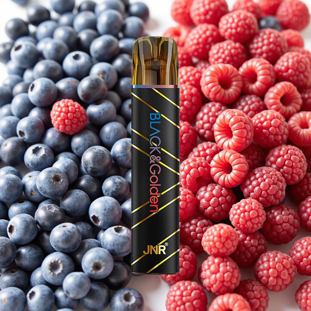 JNR Black&Golden 800 Puffs 2ml 2% Myrtille Framboise Acidulée