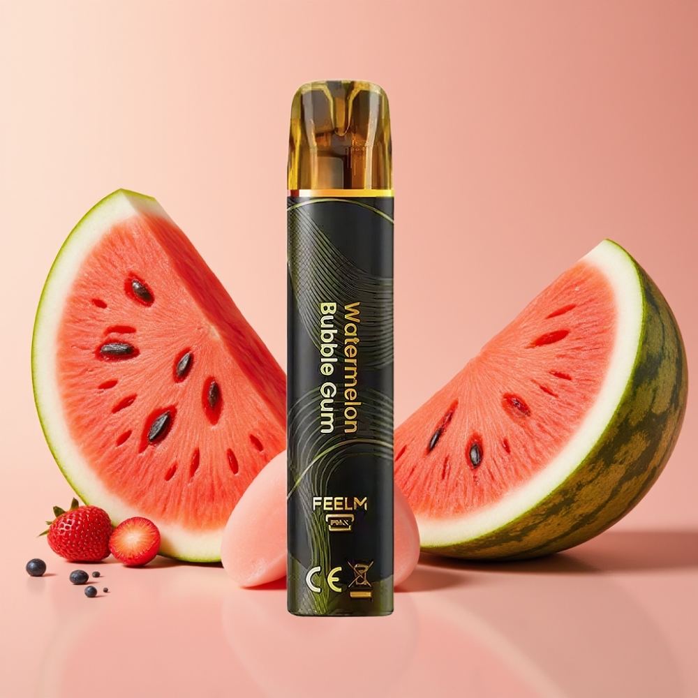 JNR Black&Golden 800 Puffs 2ml TPD 2% Bubble Gum Pastèque