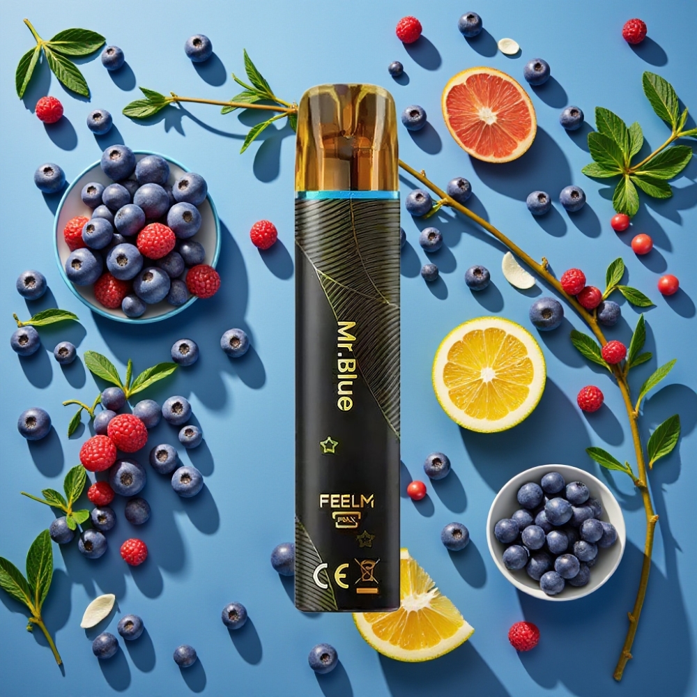 JNR Black&Golden 800 Puffs 550mAh 2ml TPD Mr Bleu France vape fournisseur