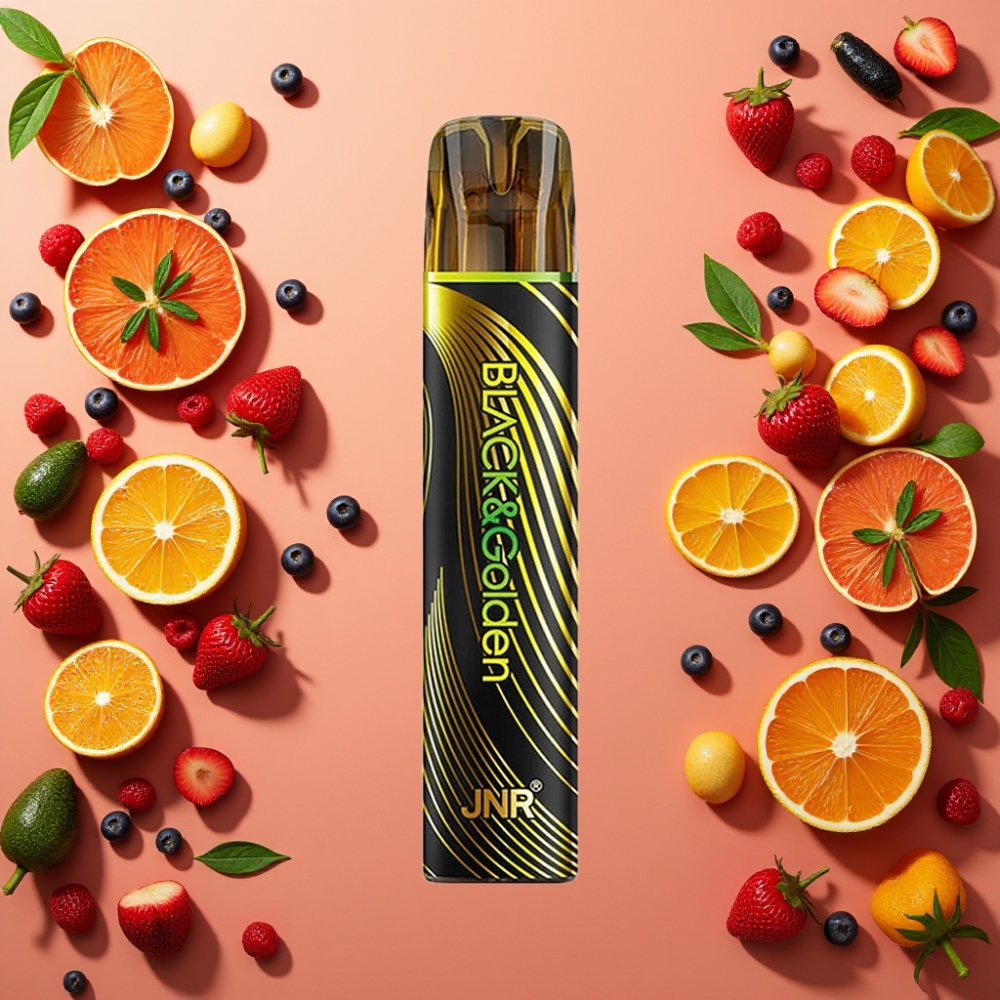 JNR Black&Golden 800 Puffs Amour 419 550mAh 2ml TPD 2% France vape fournisseur