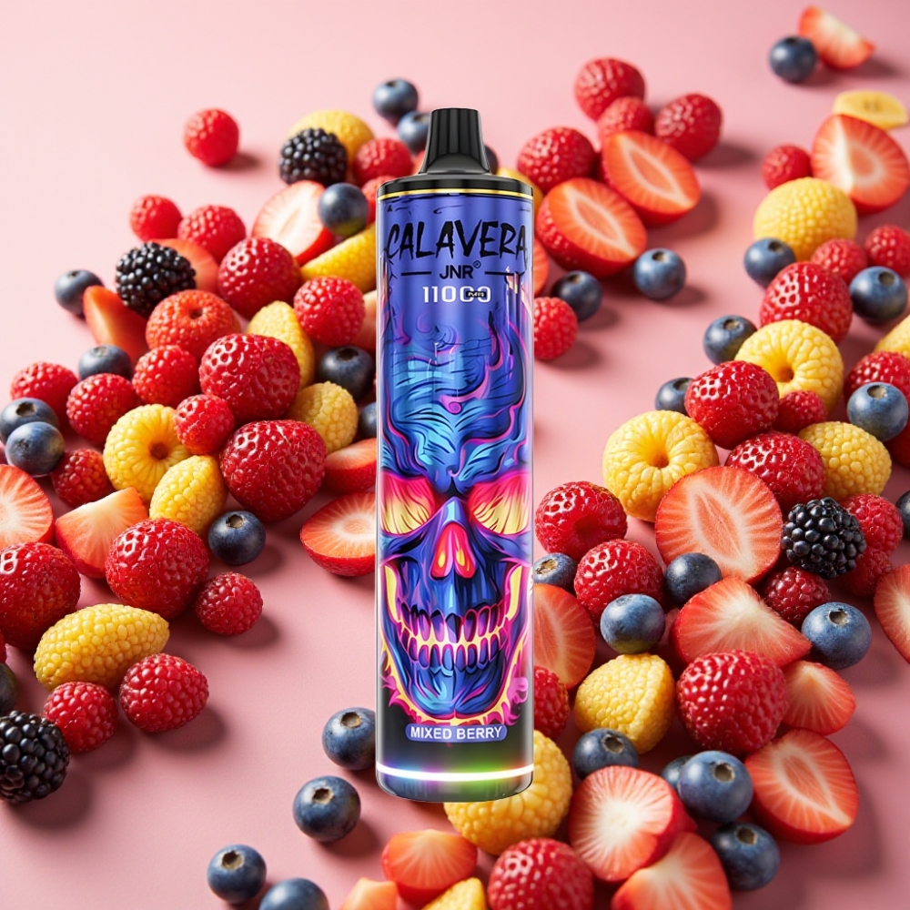 JNR Calavera 11000 Puffs Type-C 850mAh 21ml 1.0ohm Baies Mixtes