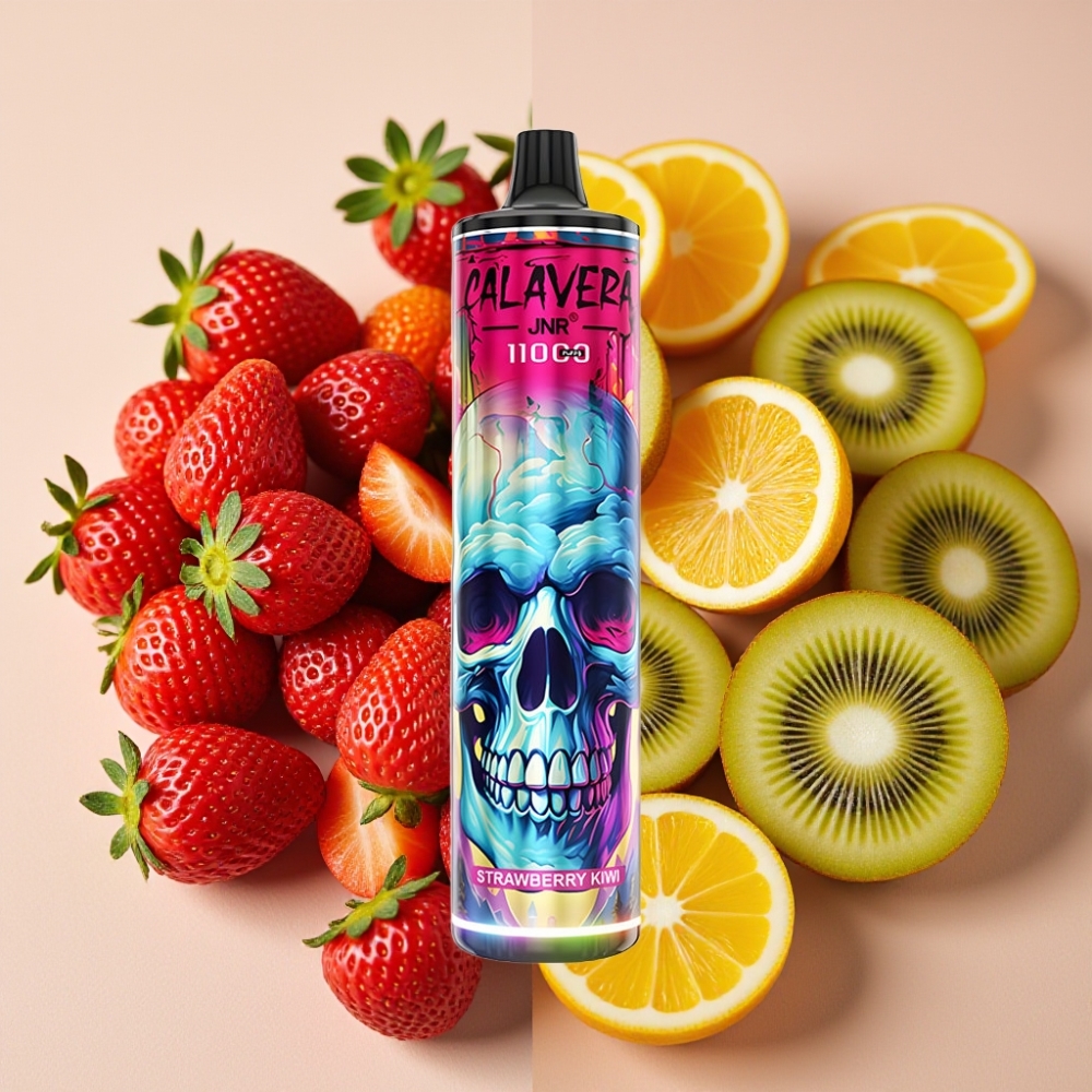 JNR Calavera 11000 Puffs Type-C 850mAh 21ml 1.0ohm Fraise Kiwi