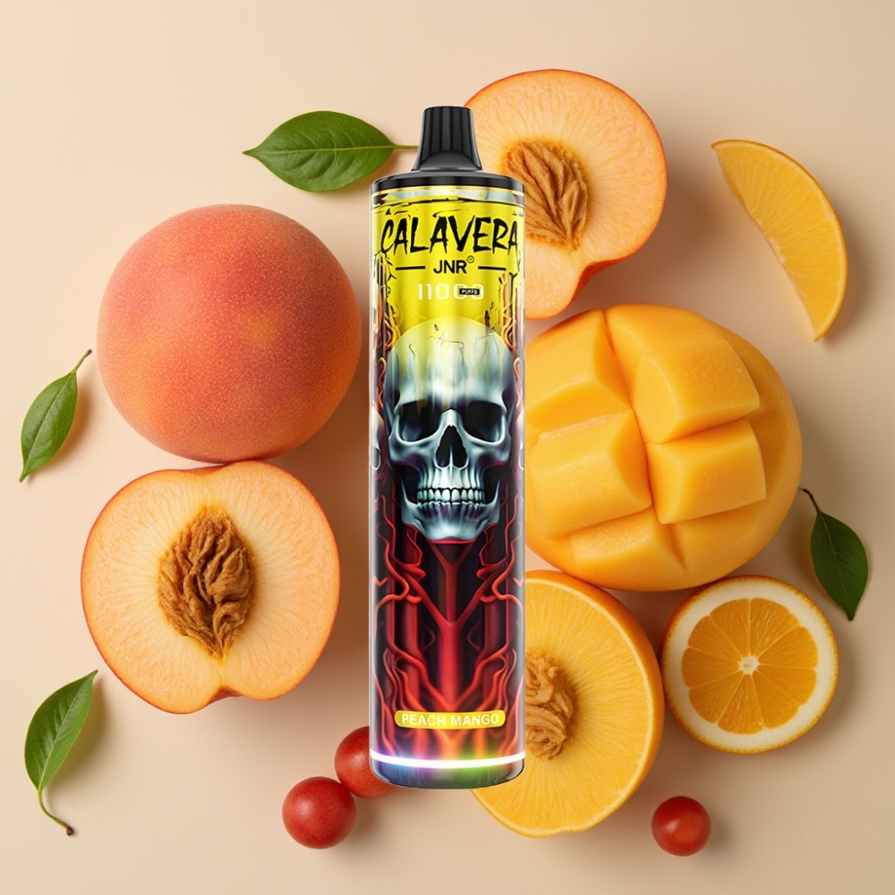 JNR Calavera 11000 Puffs Type-C 850mAh 21ml Pêche Mangue