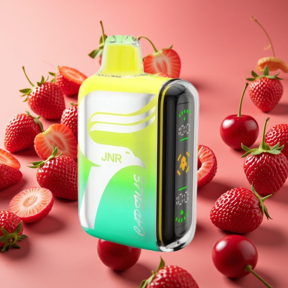 JNR Capsule 15000 Puffs Fraise Framboise Cerise 20ml 850mAh Dual Mesh Coil
