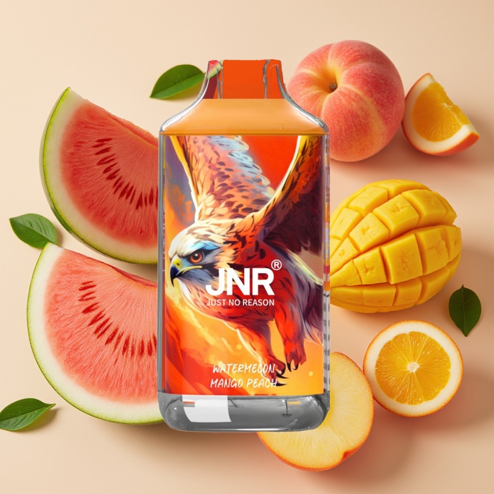 JNR Falcon 16000 Puffs Pastèque Mangue Pêche 22ml 850mAh Dual Mesh