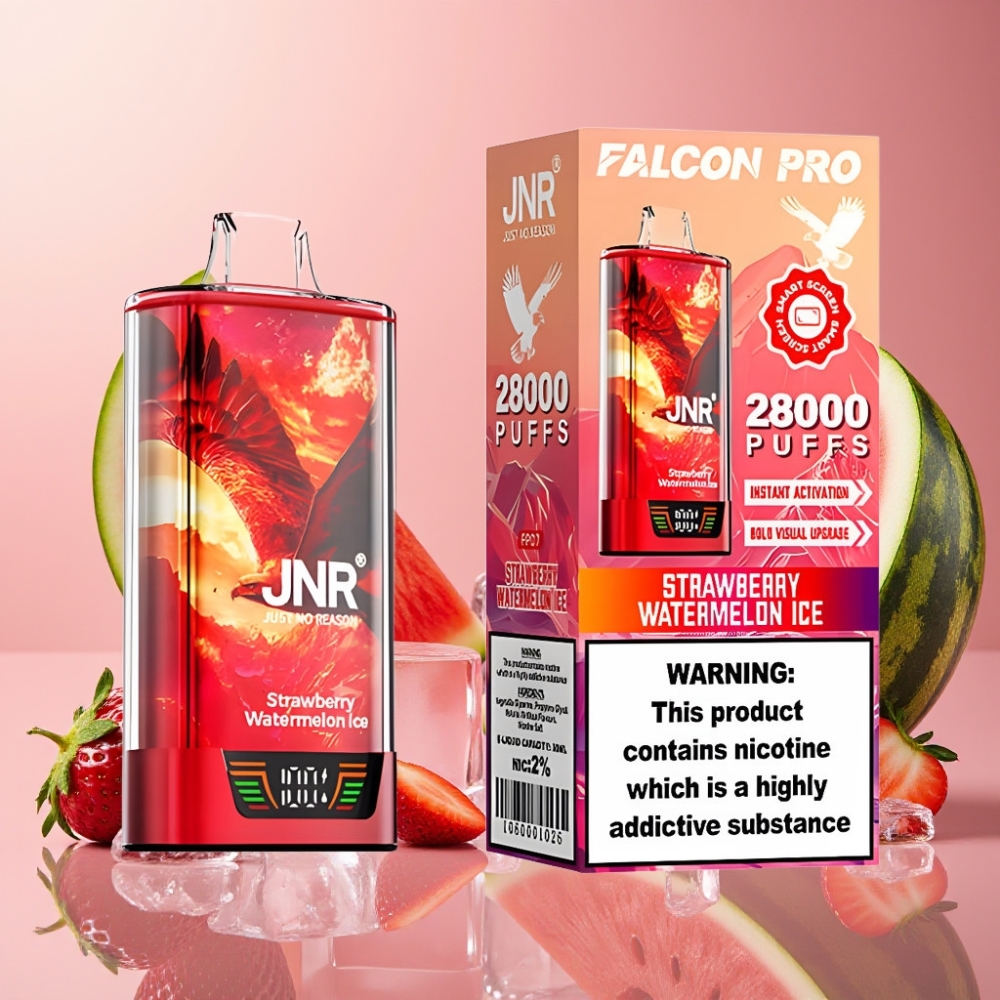 JNR Falcon Pro 28000 30ml 950mah 5% Fraise Pastèque Glacée