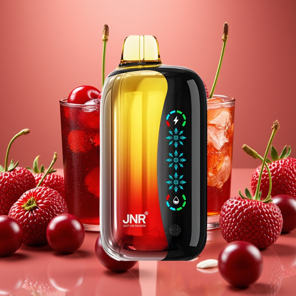 JNR Flex Ice 21000 Puffs Glace Cerise Cola, 26ml, Airflow, 1.2 Ohm Dual Mesh