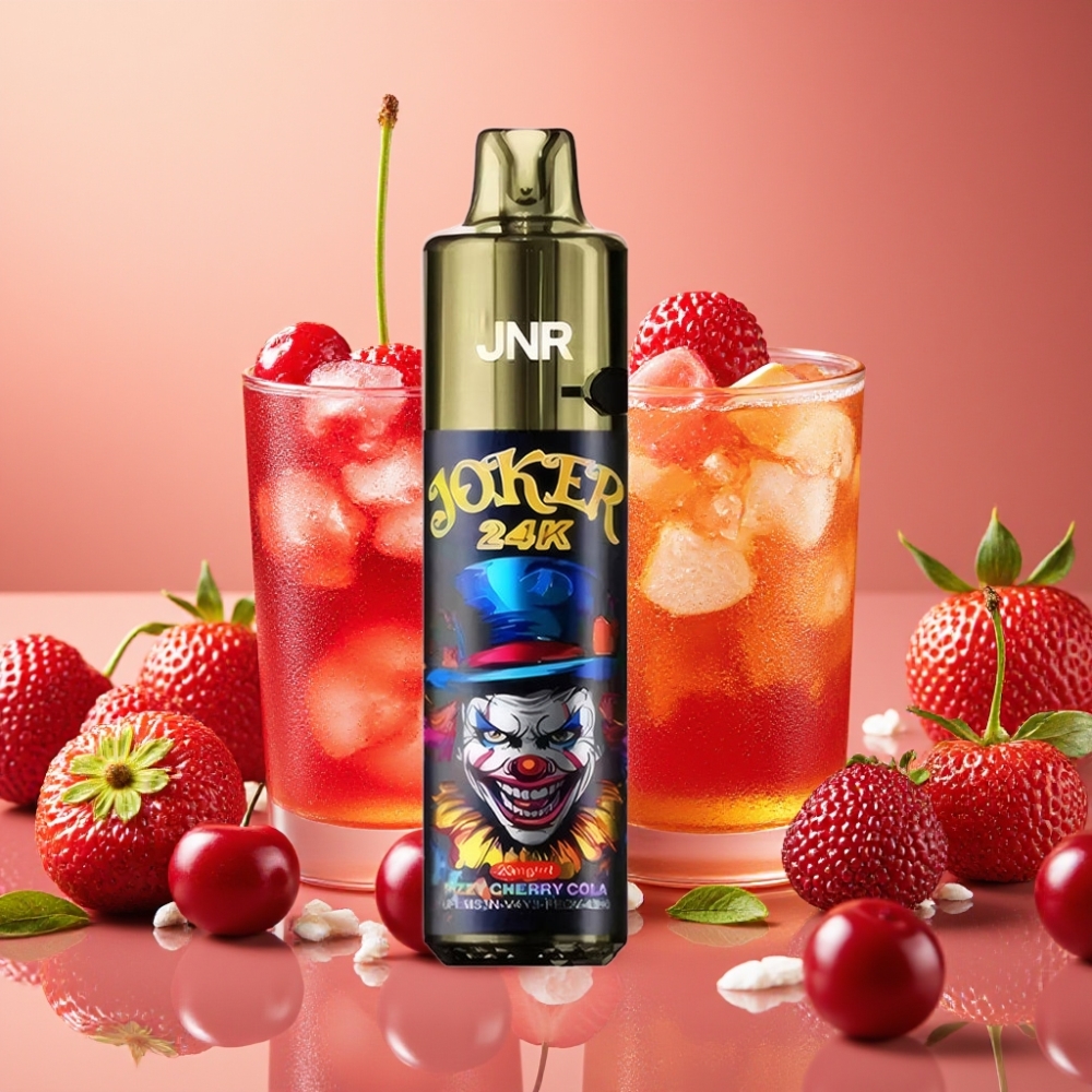 JNR Joker 24K Puffs 2+10ml Rechargeable, 800mAh, Cerise Cola Pétillante