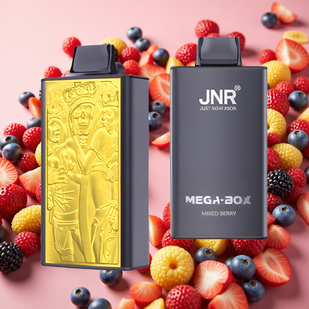 JNR Mega Box 25000 Puffs Baie Mixte - 30ml, 850mAh, Dual Mesh