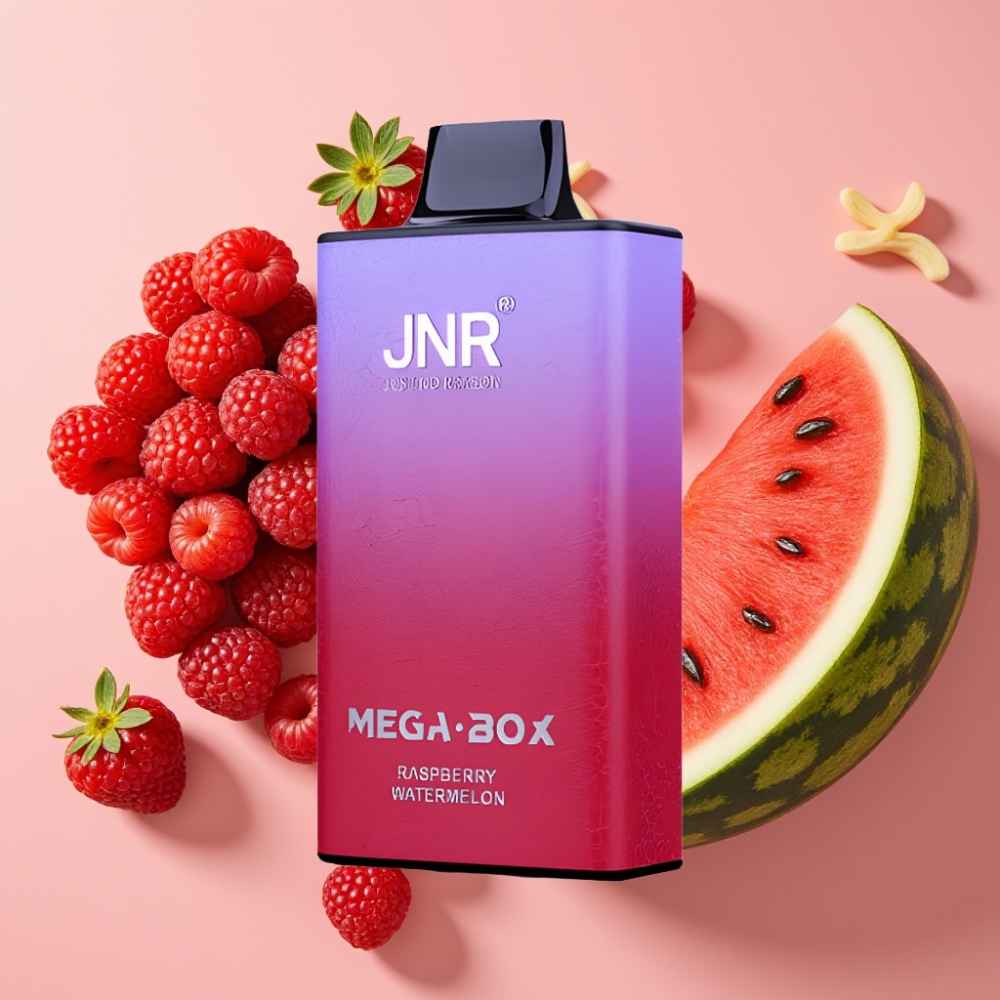 JNR Mega Box 25000 Puffs Disposable Vape Framboise Pastèque 30ml 850mAh Dual Mesh