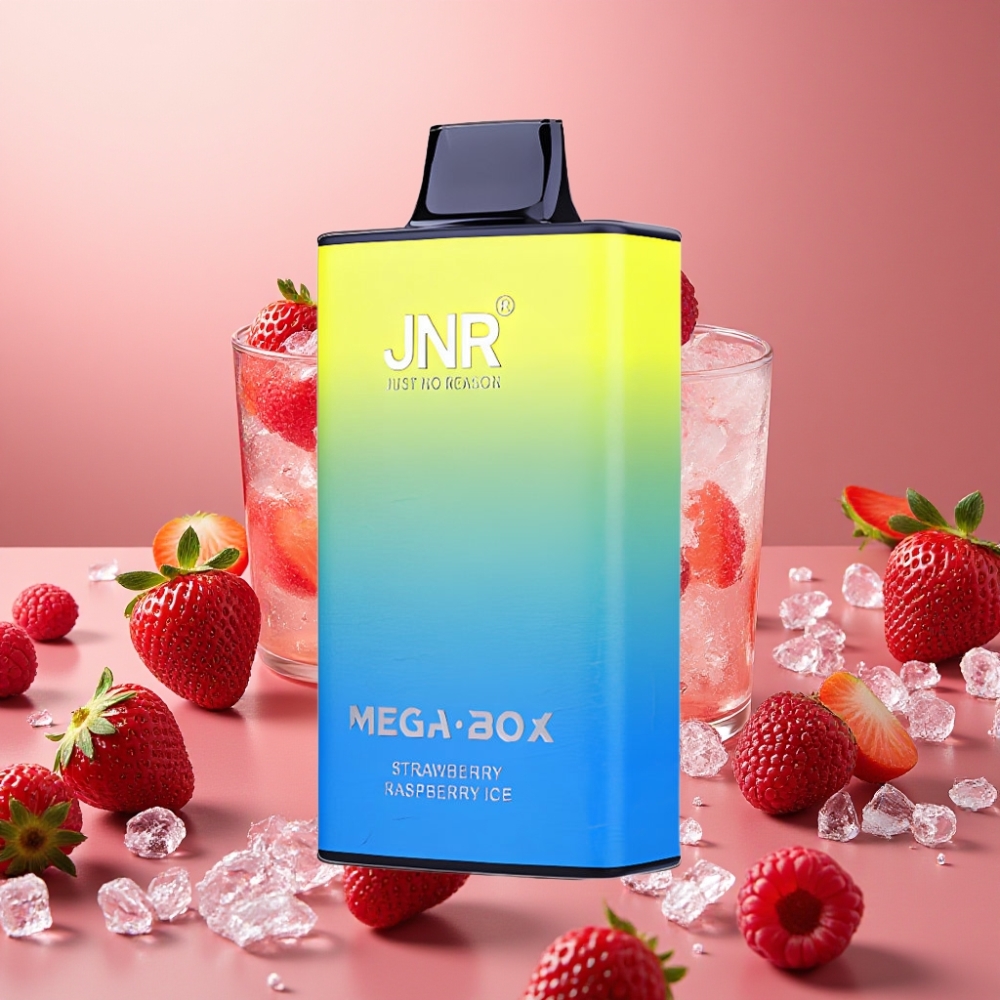 JNR Mega Box 25000 Puffs Fraise Framboise Glacée 30ml 850mAh Dual Mesh