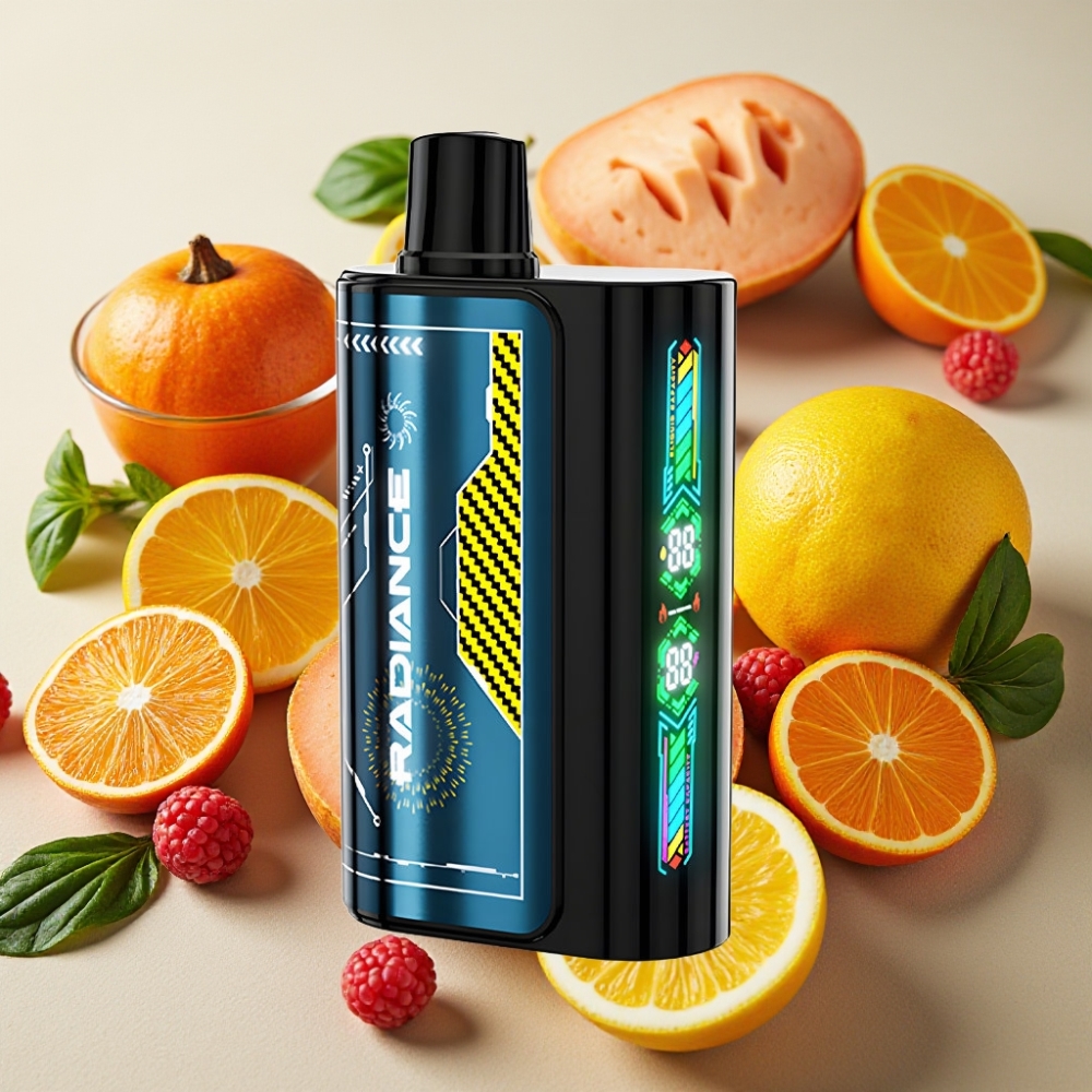 JNR Radiance 31000 Puffs Écran Animation, Double Mesh, Type-C, HAWAÏ