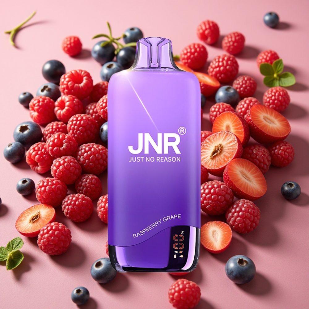JNR Rainbow 10500 Puffs Disposable Vape Framboise Raisin 10500 Puffs 18ml 5%