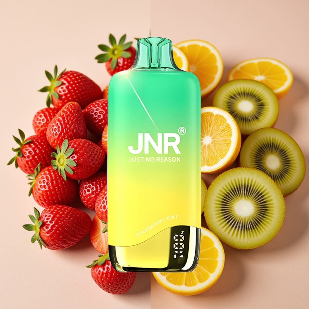 JNR Rainbow 10500 Puffs Fraise Kiwi - 18ml, 0.8ohm, USB-C