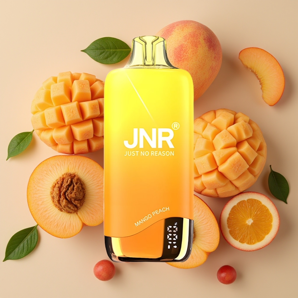 JNR Rainbow 10500 Puffs Mangue Pêche 18ml 0.8ohm 600mAh France vape fournisseur