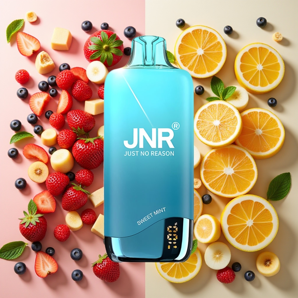 JNR Rainbow 10500 Puffs Menthe Douce 18ml 0.8ohm 600mAh France vape fournisseur
