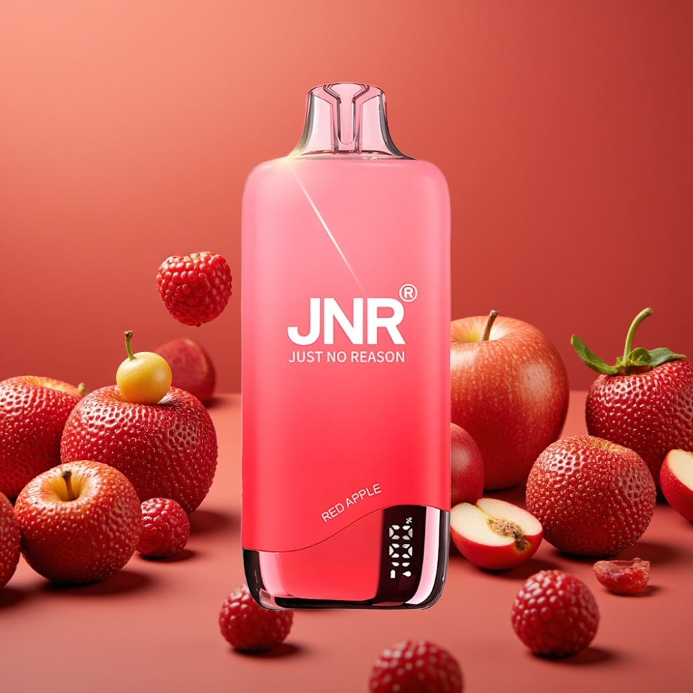 JNR Rainbow 10500 Puffs Pomme Rouge - 18ml, 0.8ohm, 600mAh