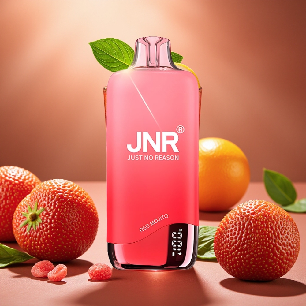 JNR Rainbow 10500 Puffs Red Mojito 18ml 0.8ohm Mesh USB-C