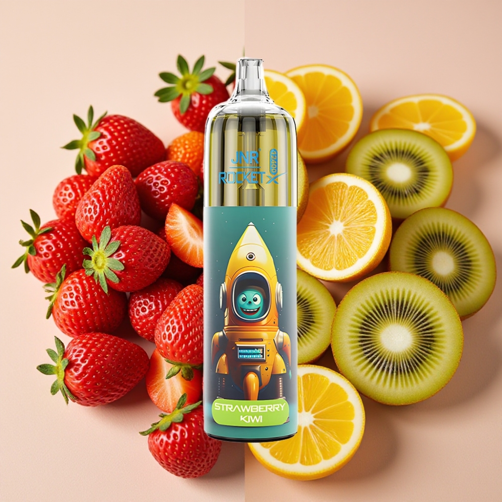 JNR Rocket-X 12400 Puffs Airflow Réglable 25ml 5% Fraise Kiwi