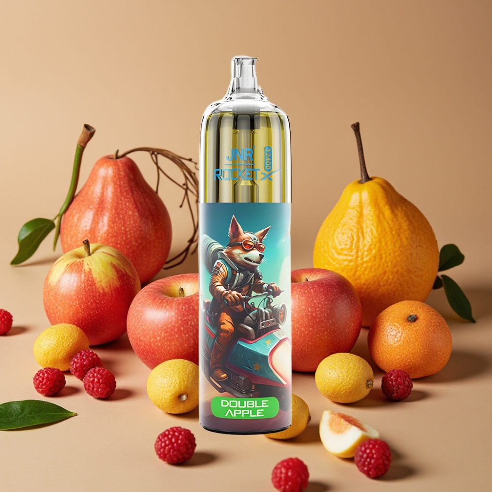 JNR Rocket-X 12400 Puffs Double Pomme Airflow Ajustable 25ml 850mAh