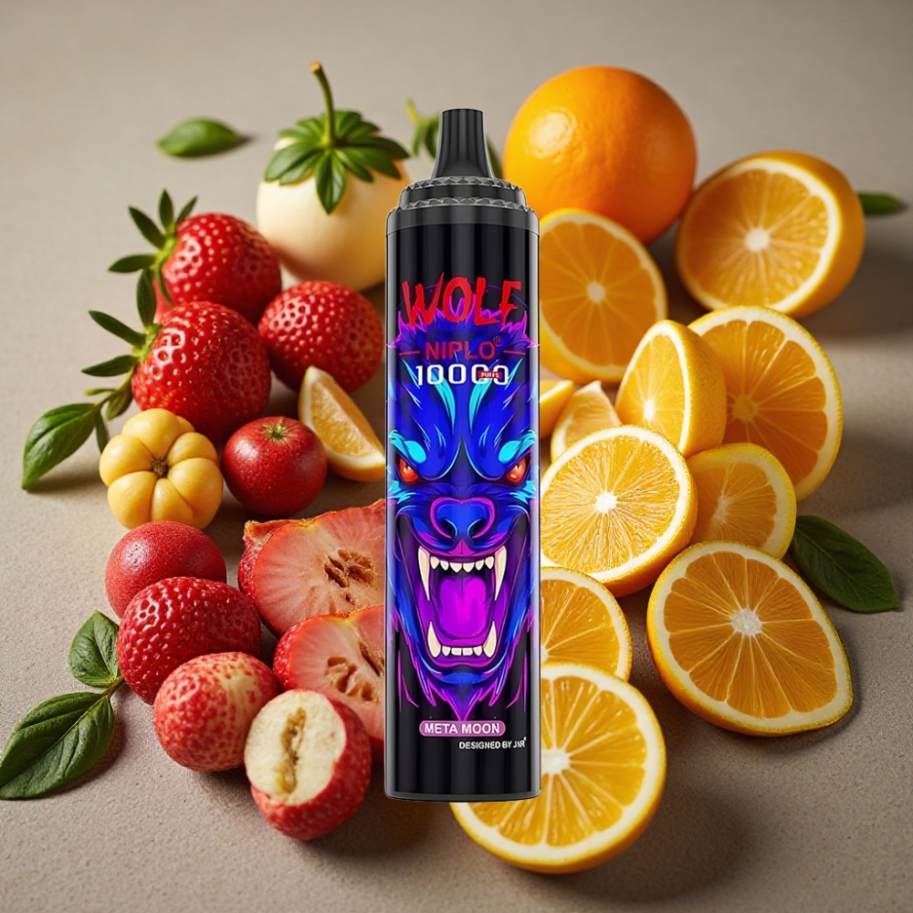 JNR Wolf Niplo 10000 Puffs Meta Moon (Lune Méta) 20ml 5% Type-C