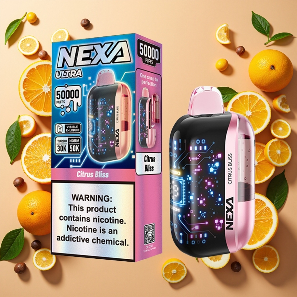 NEXA Ultra 50000 Puffs Bliss Citron - 20ml, 5%, 0.9ohm France vape fournisseur