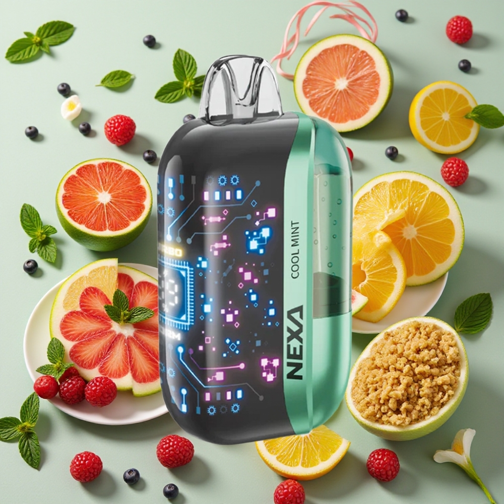 NEXA Ultra 50000 Puffs Menthe Glacée 20ml 5% Type-c France vape fournisseur