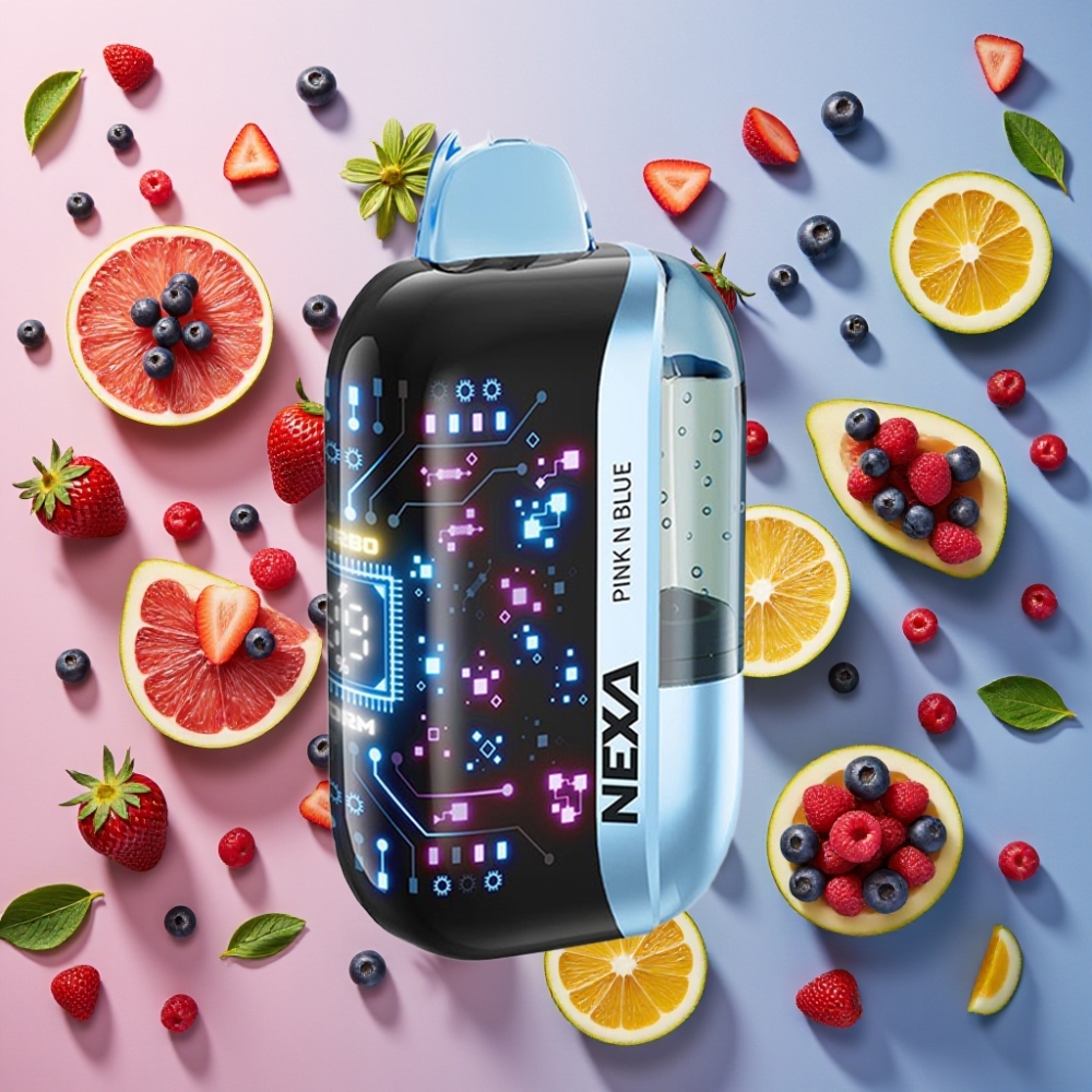 NEXA Ultra 50000 Puffs Rose et Bleu 20ml 5% 0.9ohm Ecigarette Jetable