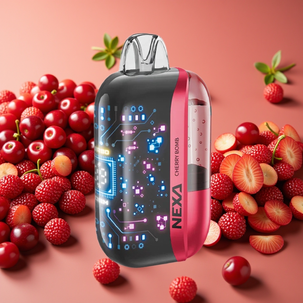 NEXA Ultra 50K Cerise Bomp 20ml 5% 0.9ohm France vape fournisseur
