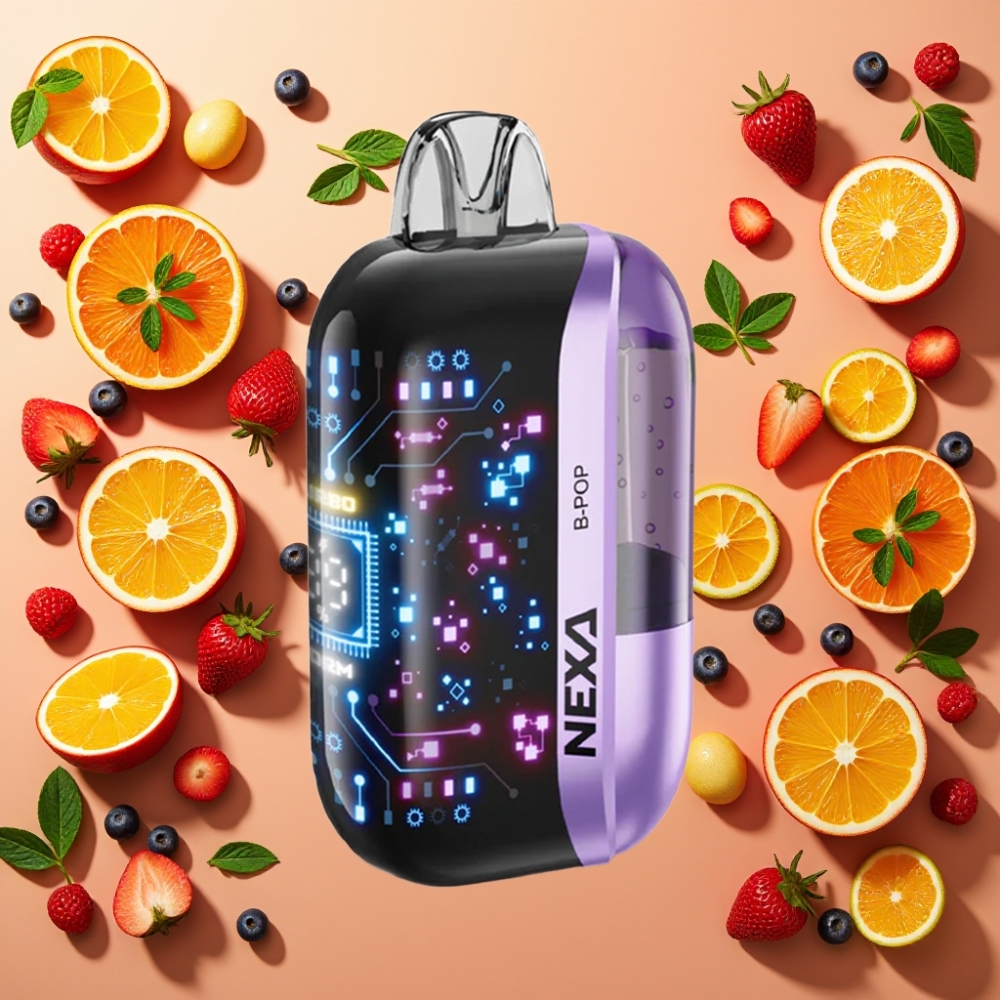 NEXA Ultra 50K Disposable Vape B-Pop 20ml 5% 0.9ohm France vape fournisseur