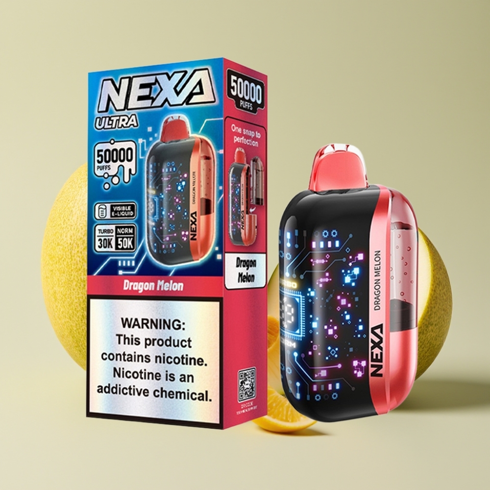 NEXA Ultra 50K Disposable Vape Melon Dragon 20ml 5% 0.9ohm
