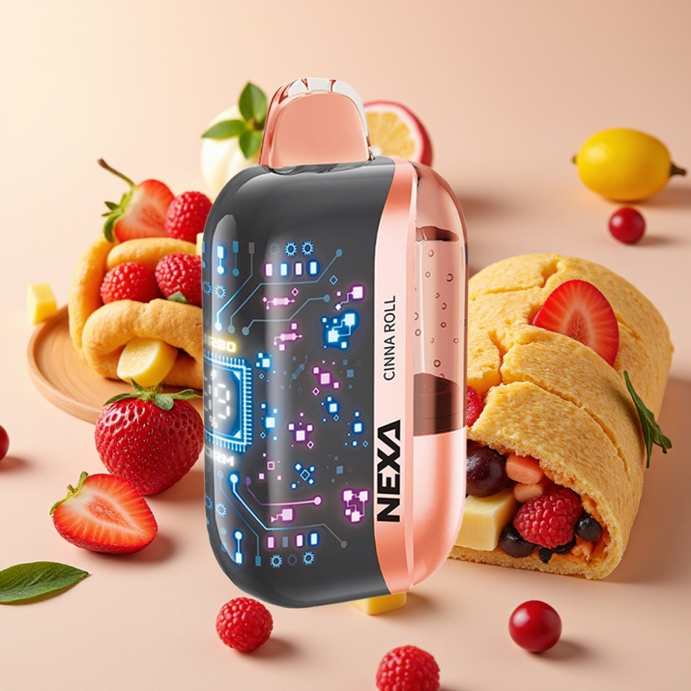 NEXA Ultra 50K Disposable Vape Roulé à la Cannelle 20ml 5% 0.9ohm