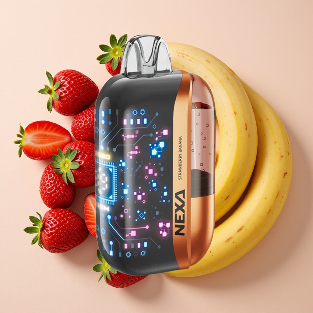 NEXA Ultra 50K Fraise Banane 50000 Puffs 20ml 5% 0.9ohm France vape fournisseur
