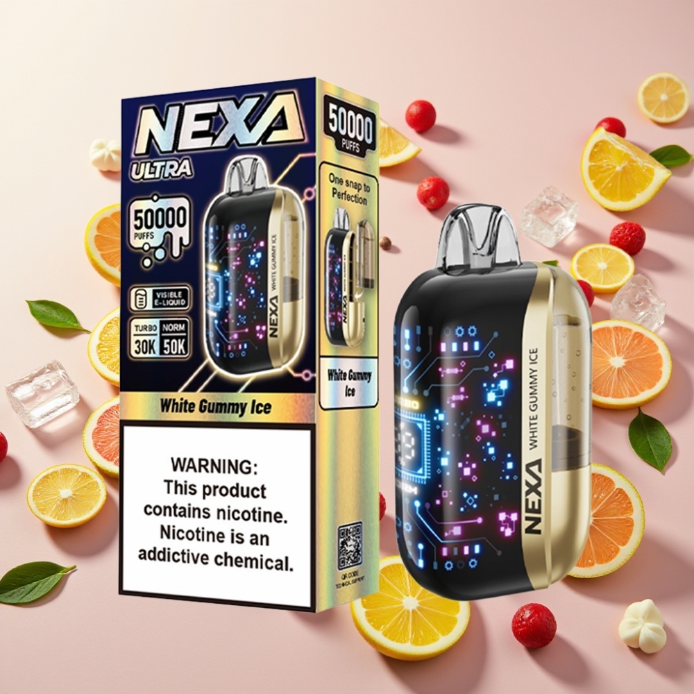 NEXA Ultra 50K Puffs 20ml 5% 0.9ohm Guimauve Glacée France vape fournisseur