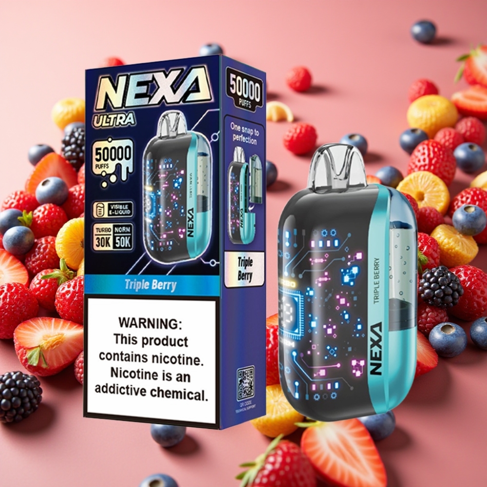 NEXA Ultra 50K Triple Baies 20ml 5% 0.9ohm France vape fournisseur
