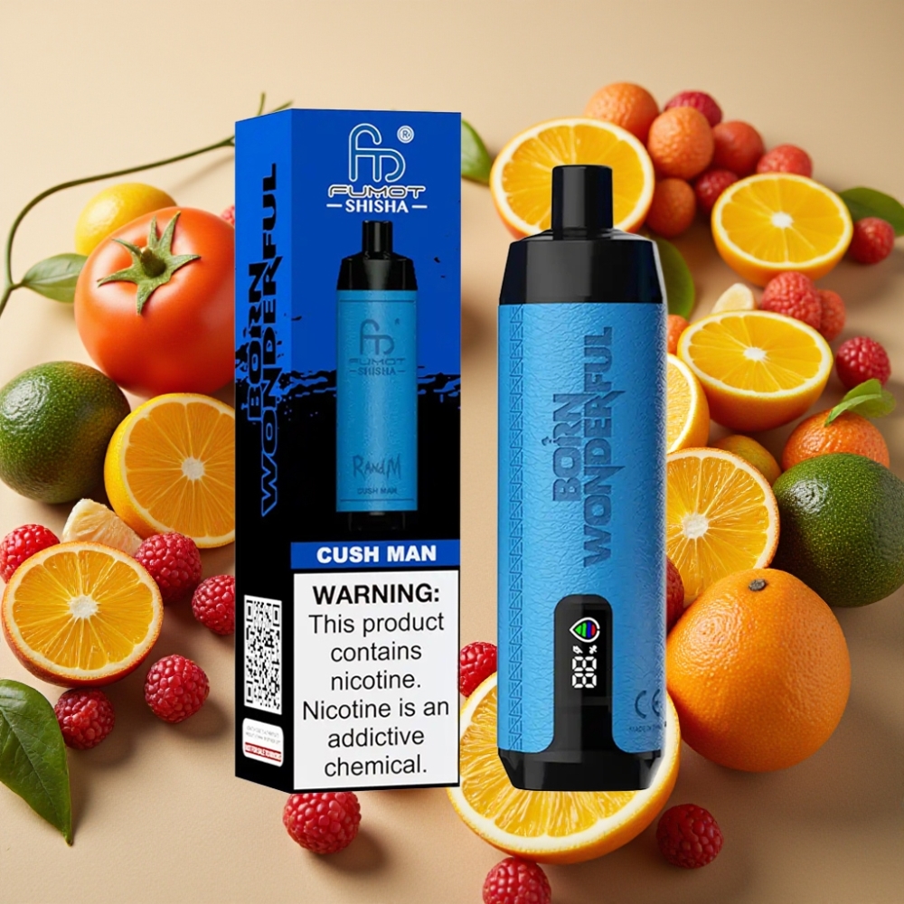 RandM Fumot Shisha 10000 Puffs 18ml 850mAh Type-C Cush Man