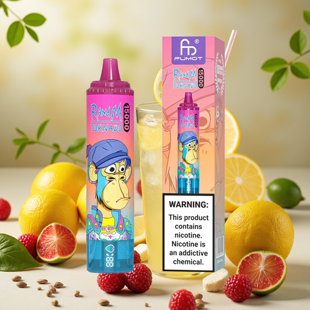 Fumot RandM Tornado 15000 Puffs 25ml 850mAh 0.9 Ohm Mesh Citronnade