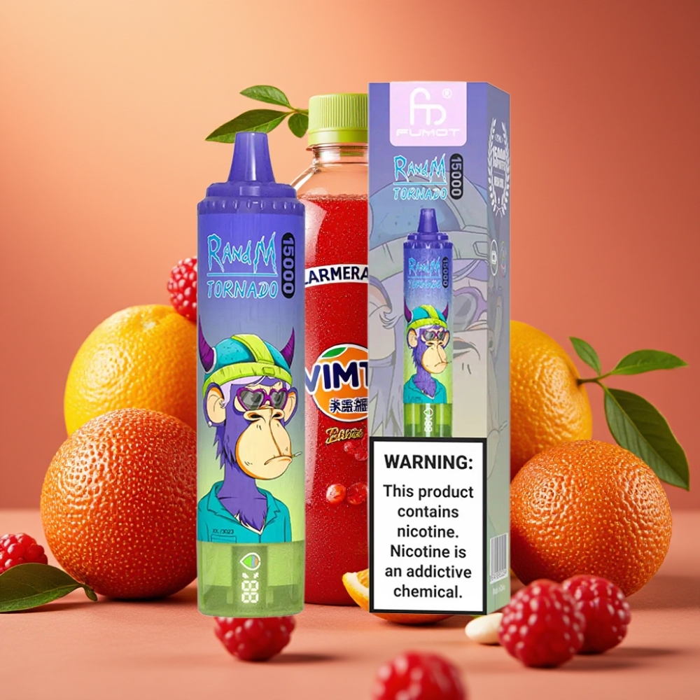 Fumot RandM Tornado 15000 Puffs 25ml 850mAh Vimto France vape fournisseur