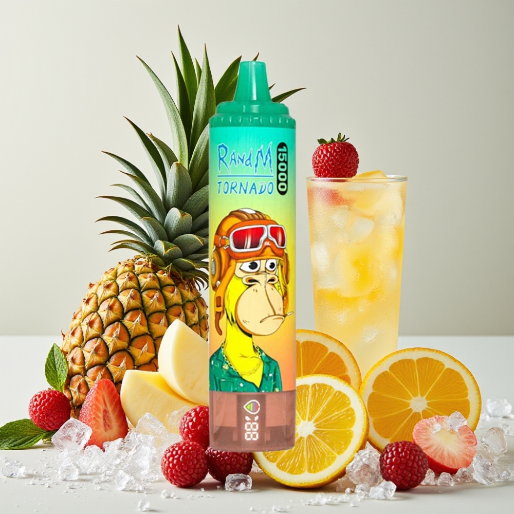 Fumot RandM Tornado 15000 Puffs 25ml 850mah 0.9Ω Ananas Glace