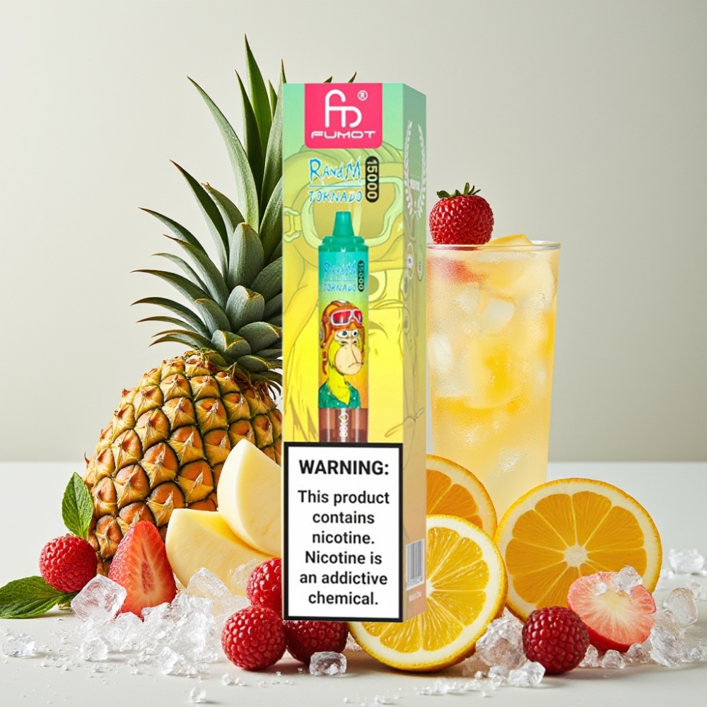 Fumot RandM Tornado 15000 Puffs 25ml 850mah 0.9Ω Ananas Glace