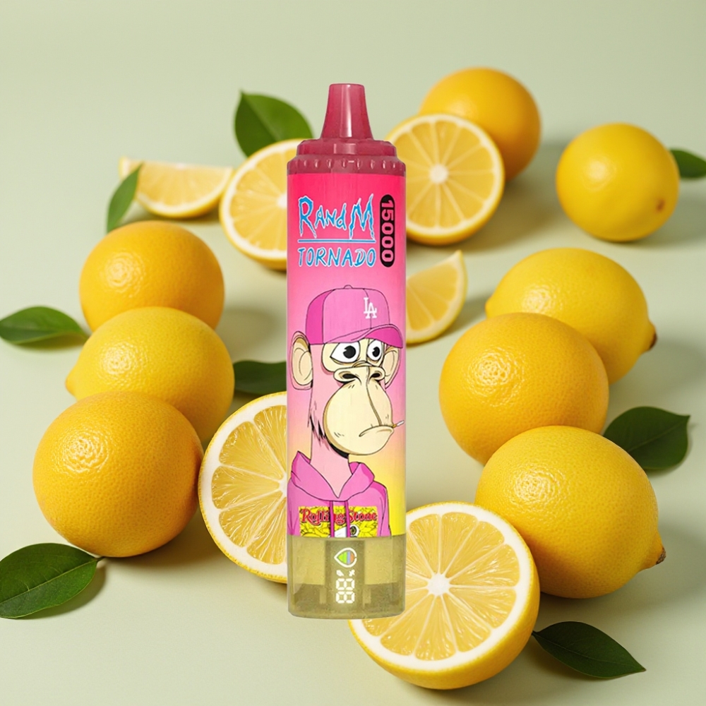 Fumot RandM Tornado 15000 Puffs Citron - 25ml, 850mAh, Mesh Coil