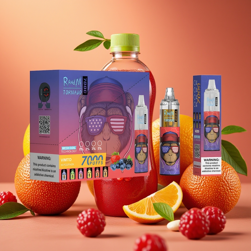 Fumot Tornado 7000 14ML 850MAH Mesh Coil Vimto France vape fournisseur