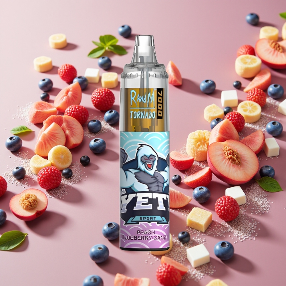 Fumot Tornado 7000 14ML 850MAH Mesh Type-C RGB Peach Blueberry Candy