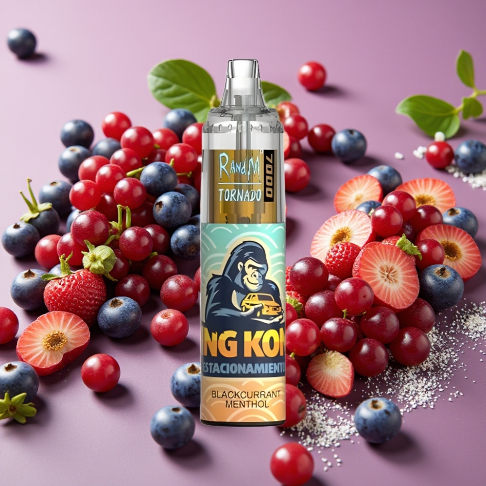 Fumot Tornado 7000 Puffs 14ML 850MAH Type-C Blackcurrant Menthol