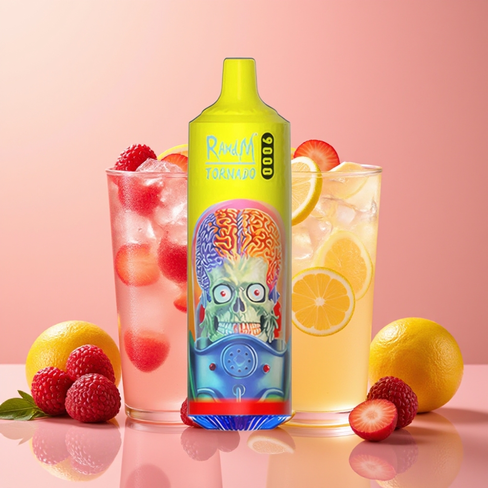 RandM Tornado 9000 Puffs 18 mL 850 mAh Pink Lemonade France vape fournisseur