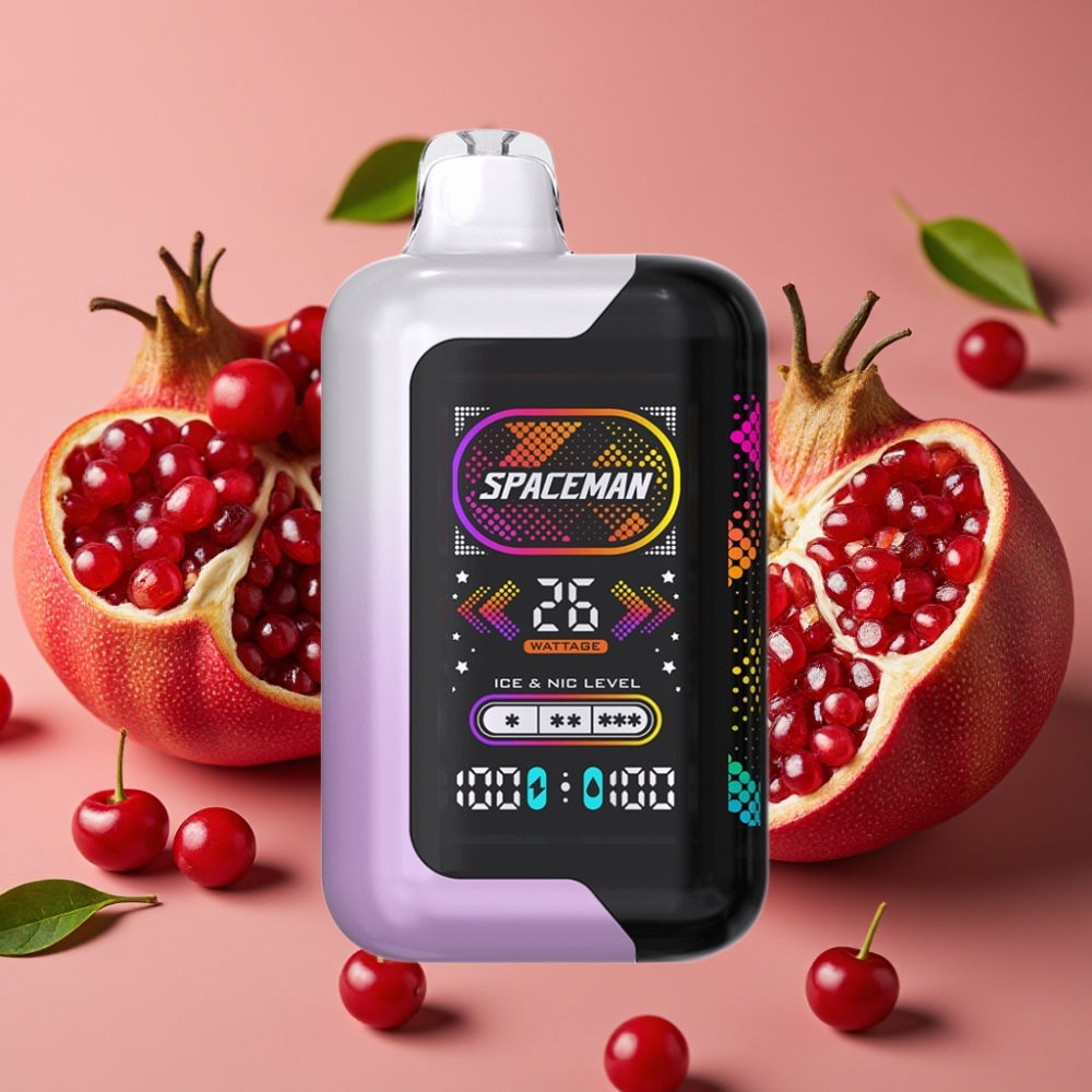 SMOK Spaceman SP40000 Zéro Nicotine 40000 Puffs 20ml 1000mAh Cerise Grenade